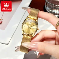 OLEVS 5692 Montres pour femmes, montre à quartz avec date automatique, montre-bracelet de luxe, étanche, élégante, montre de soirée pour femmes, NOUVEAU 2026 1