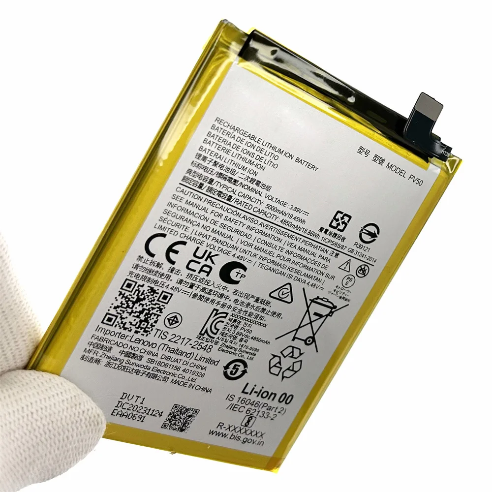 100% Original Genuine 5000mAh PV50 Battery For motorola Moto G73 XT2237 XT-2237 PV 50 Batteries Batteria + FREE Kit Tools