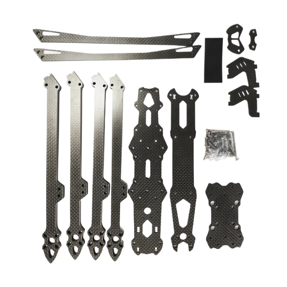 Cadre Drone MARK4 V2 En Fibre De Carbone – Bras 6mm Pour Drone De Course FPV