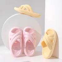 EVA Summer Women Fashion Cute Outdoor Non-Slip Rubber Slippers Indoor Soft Sole Couple Graffiti Sandals 2