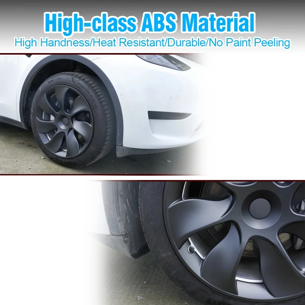 19-Inch Automobile Hubcap Full Rim Cover Accessories Hub Cap Original Car Replacement Wheel Cap wheel hub covers wheel hub caps For Tesla Model Y-4PCS