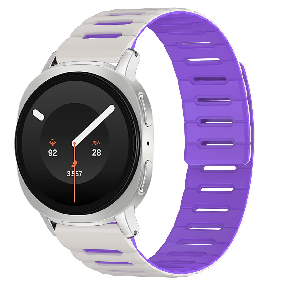 Enhanced Magnetic Silicone Loop Strap Replacement Bracelet Accessories