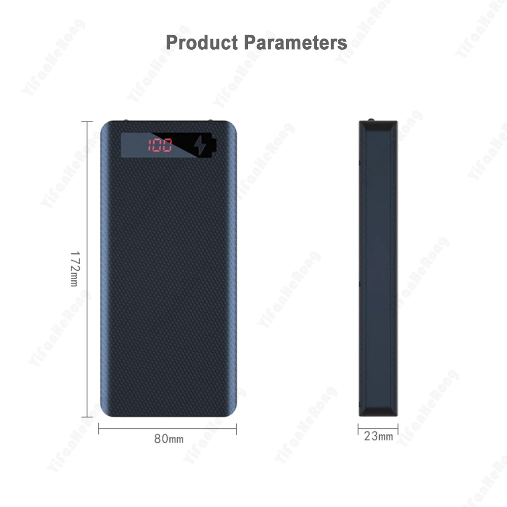 DIY Battery Case 8x18650 Battery Charger Box Power Bank Holder Diy Shell Dual 18650 Battery Holder Case - View #6