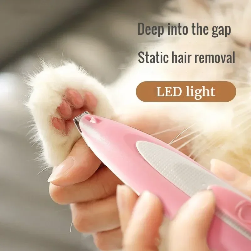 Pet Electric Pushing Scissors Cat Foot Dog Hair Shaver Fader Electric Mute Cat Claw Pedicure Pet Hair Trimmer Dog Hair Trimmer Pet Clipper Dog Clipper