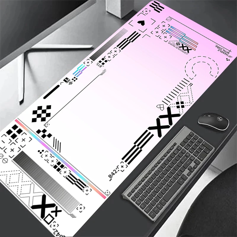 900x400mm Large Size Mouse Pad Art Desk Pad Printstream Gaming Mice Non-slip Rubber Mat Company Long Table Mats XXL For Csgo