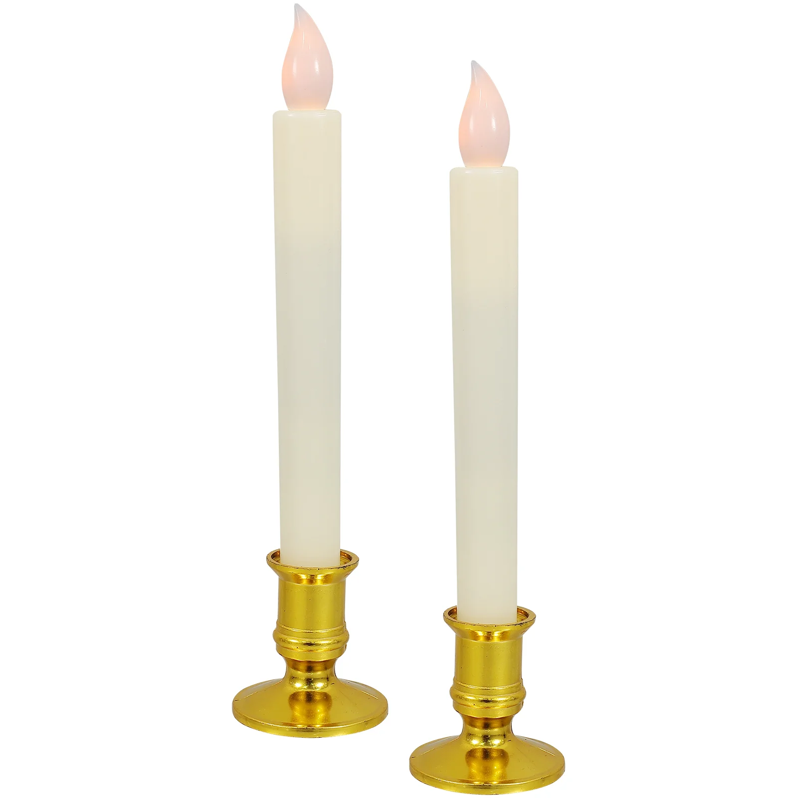 

Flameless Candles Battery Operated Led Warm Wick Light Tealight Wedding Christmas Decorations Outdoor Gold Base