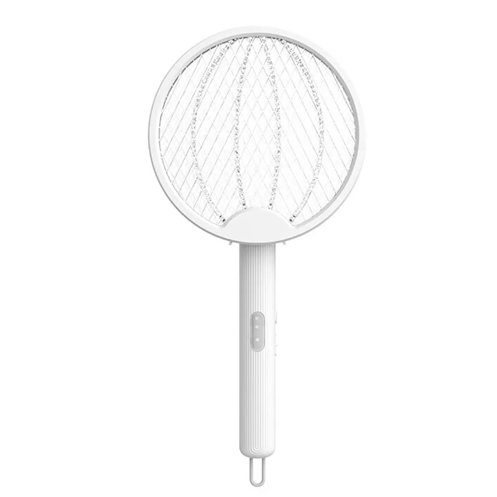 Foldable Bug Zapper Racket Rechargeable Electric Fly Swatter Safe Fly Killer and Mosquito Trap Lamp for Indoor Outdoor