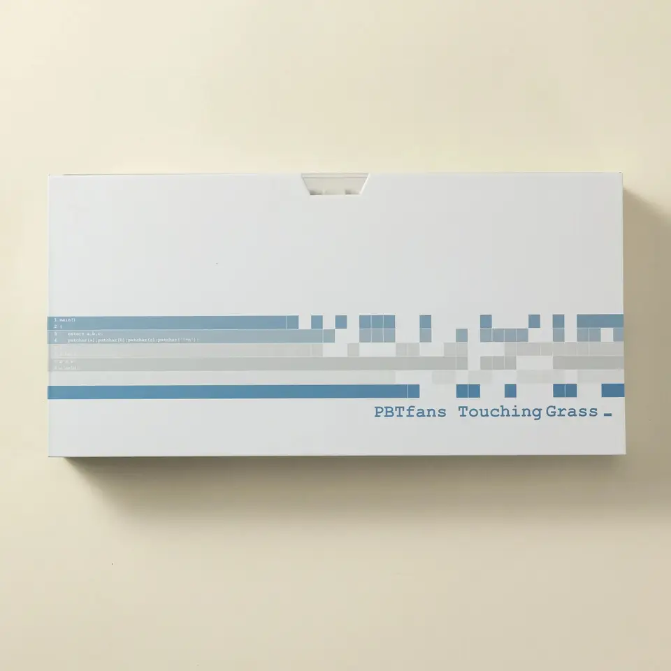 Kit base] PBTfans Touching Grass Material PBT Dye-sub Cherry