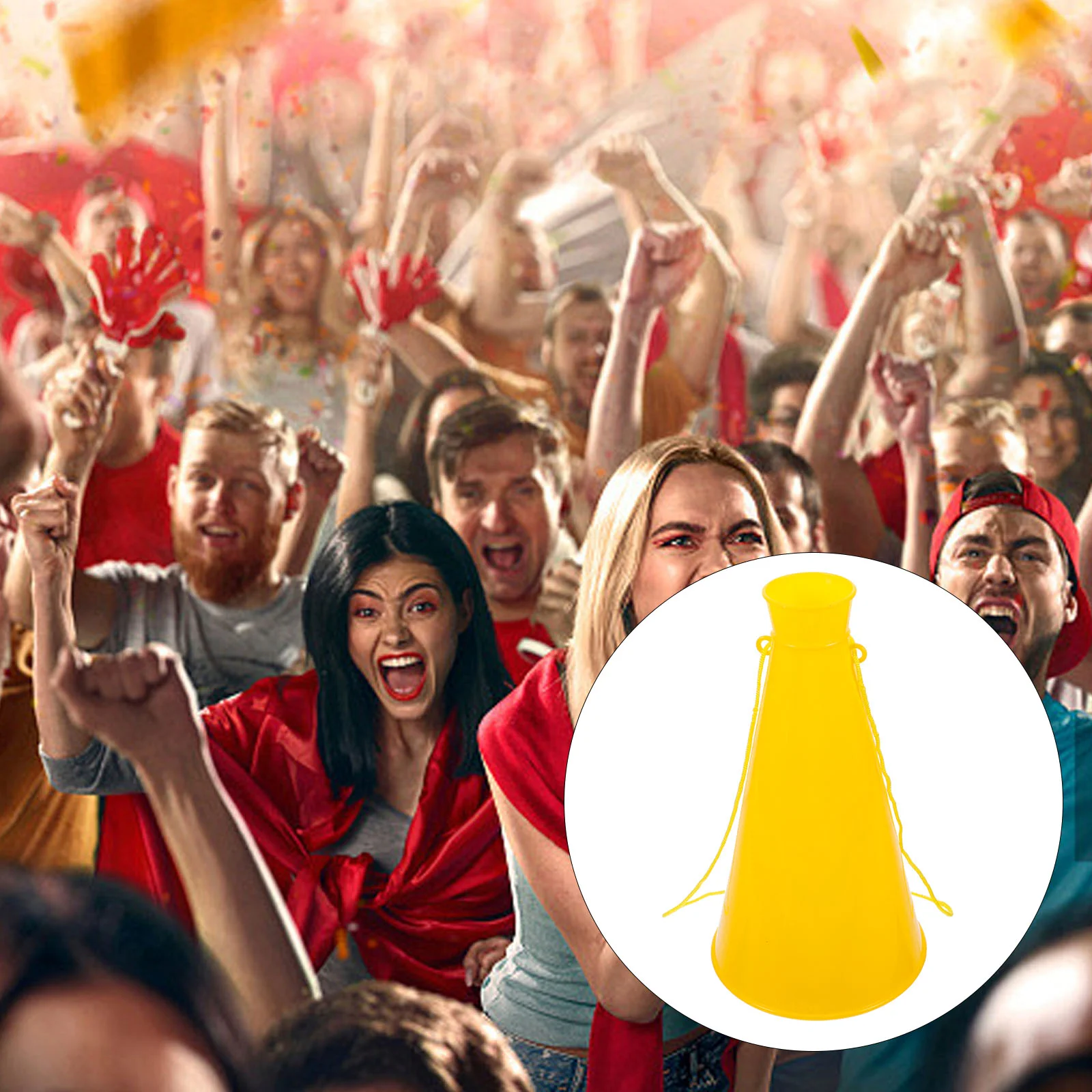 

Loudspeaker Cheer Horn Toddler Portable Plastic Noise Makers for Sporting Events