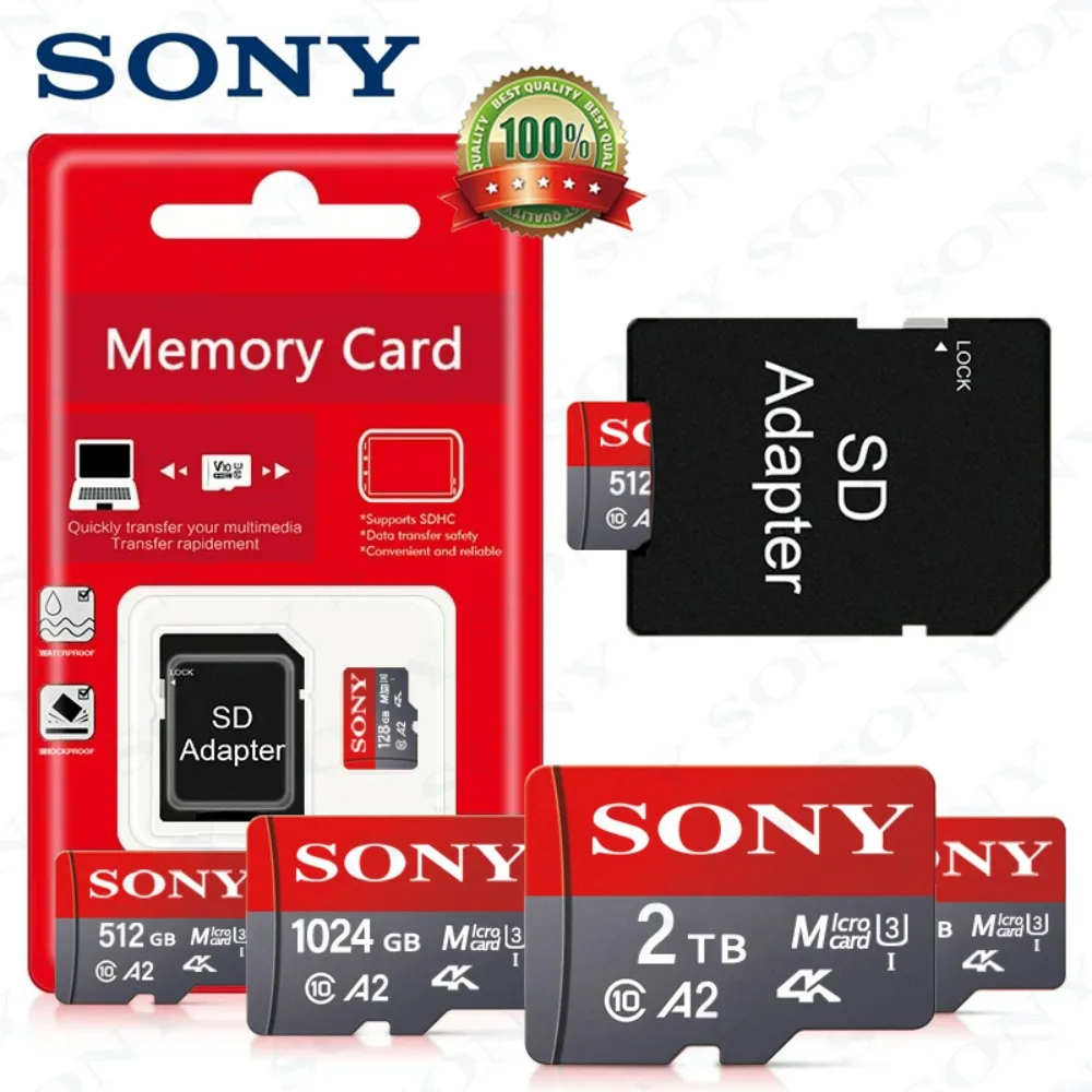 Original-SONY-Memory-Card-1TB-2TB-High-Speed-Micro-TF-SD-Card-512GB-4K ...