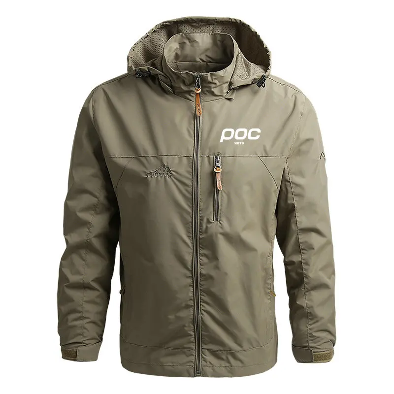 Windbreaker Military Field Jackets Outerwear Mens Winter Autumn Waterproof MOTO POC Cycling Coat Hoodie Men Hunting Army Clothes