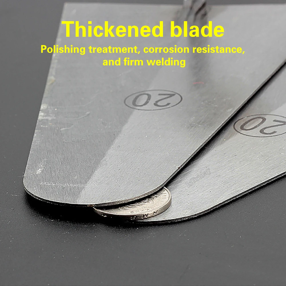 Stainless Steel Trowel Wall Bricklayer Thickened Trowel Tiled Tile Trowel Gray Spoon Putty Knife Trowel Tool 4