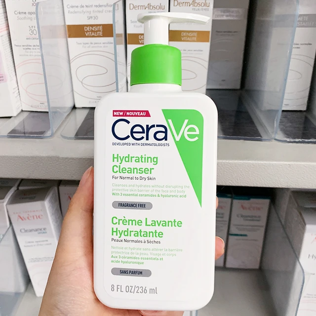 CERAVE CREME LAVANTE HYDRATANTE PEAUX NORMALES A SECHES 100 ML