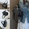 Cute Large Capacity Ita Bags Japanese Uniform PU Lolita Shoulder Bag Harajuku Y2K Crossbody Bag Teenage Girls