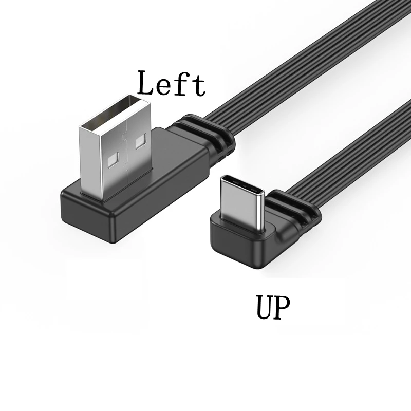 ตัวเลือกสินค้า สายชาร์จ USB Type-C ยืดหยุ่น 10-100 ซม. งอ 90 องศา ใช้งานได้หลากหลาย