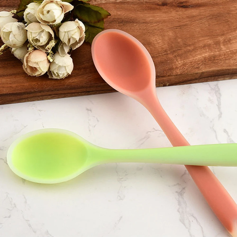 Silicone spoon Spoon food grade high-temperature resistance soft silicone