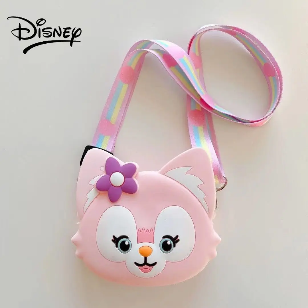 

Disney Lingna Belle Bag Coin Purse Children's Bag Girl Bag Decompression Pinch Toy Bag Ins Wind Cute Diagonal Bag Purse Wallet