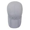 Outdoor Hat Shade Cap Word Summer Rain Proof Waterproof Quick Drying Fold Fish Sun Block Baseball Travel Visor Women Men M615 5