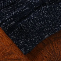 YJKVUR 2024 New 100% Cotton Knit Turtleneck Thick Sweater Men Vintage Winter Warm Knitwear Classical Pullovers Knit Jumper 6