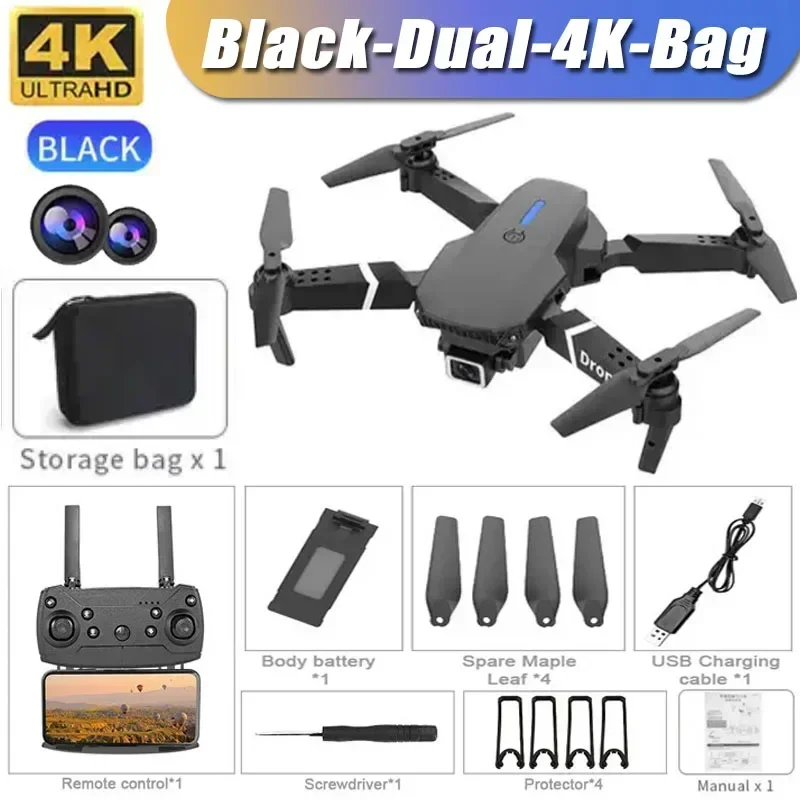 Borsa Nera per Doppia Fotocamera 4K