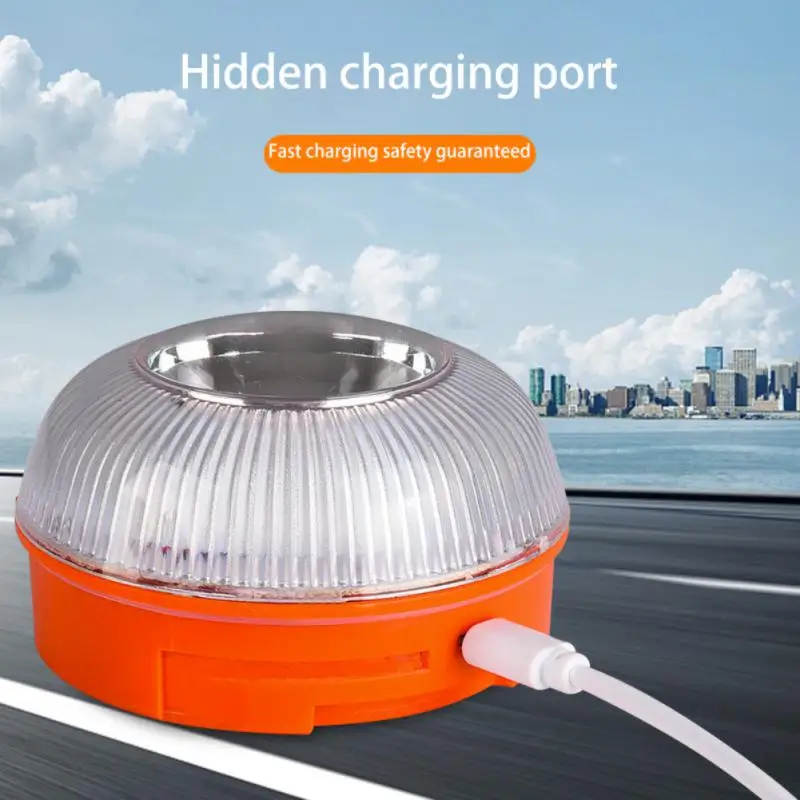 Spain Car Emergency Light V16 Homologated Dgt Approved Car Emergency Beacon Light Rechargeable Magnetic Induction Strobe Car Strobe Light