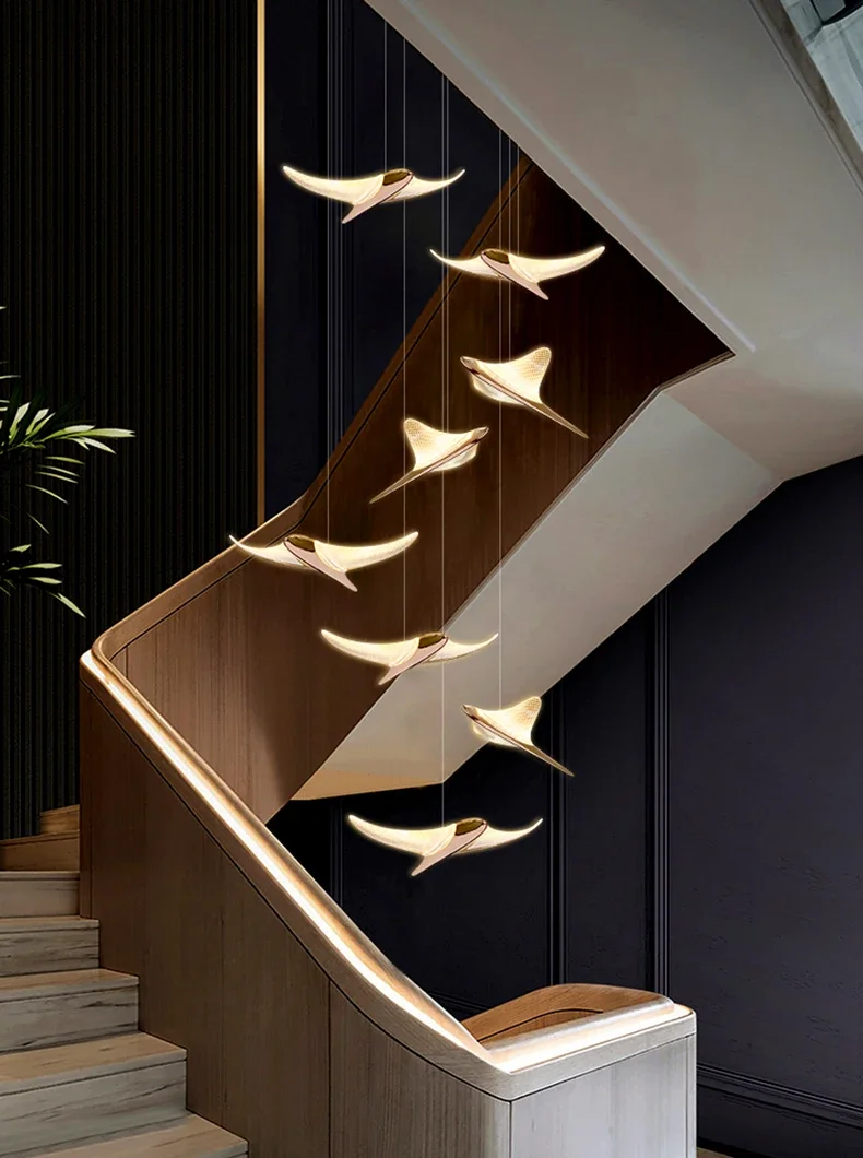 Seagull Staircase Pendant Lamp image 3
