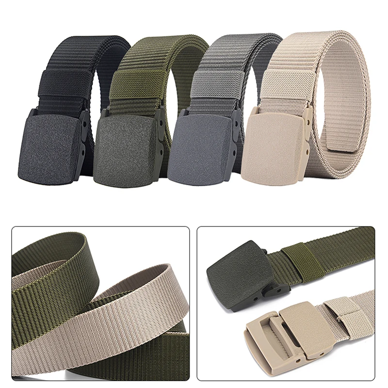 

150cm Men's Military Automatic Buckle Nylon Belt Outdoor Hunting Multifunctional Tactical Canvas High Quality Belt Dropship