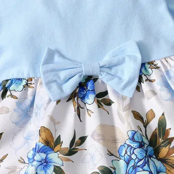 Infant Baby Girls' Clothing Long Sleeve Tops+Pants+Headwear Sets Flower Print Fashion Baby's Set Baby Clothes 3 6 12 24 Months 5