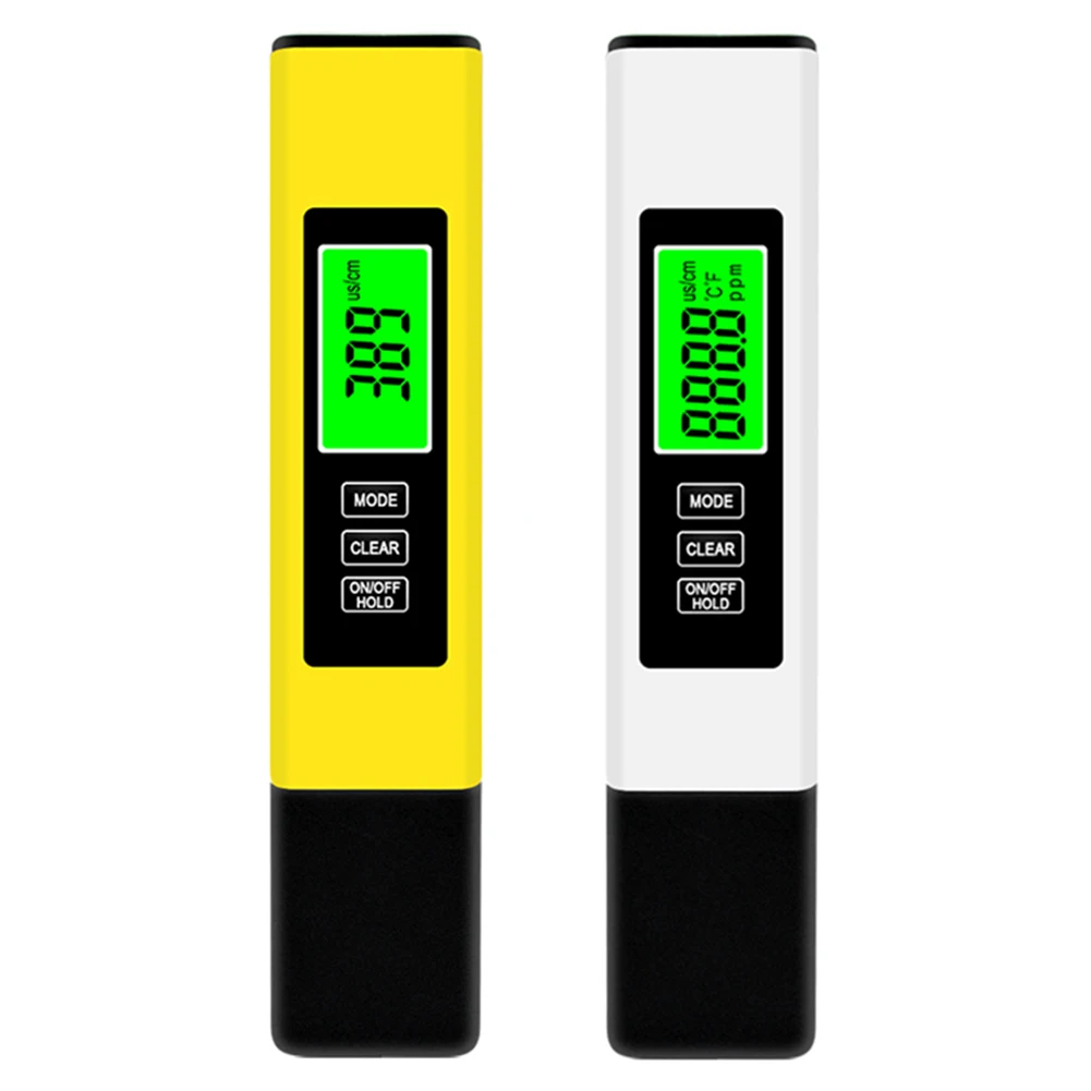 4 in 1 Digital Water Tester TDS EC & Temperature(&deg;C &deg;F) Meter Backlit LCD Display for RO-RODI System Drinking Water Aquariums