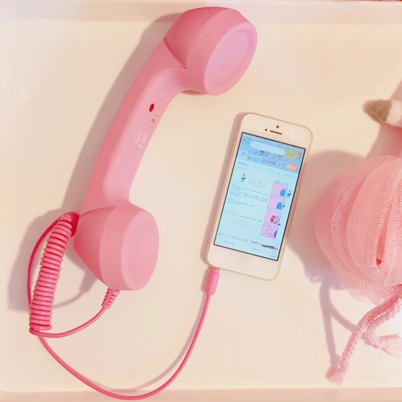 Mobile Phone Handset for 3.5mm Interface Cellphone for iPhone 4 4s 5 6 6s
