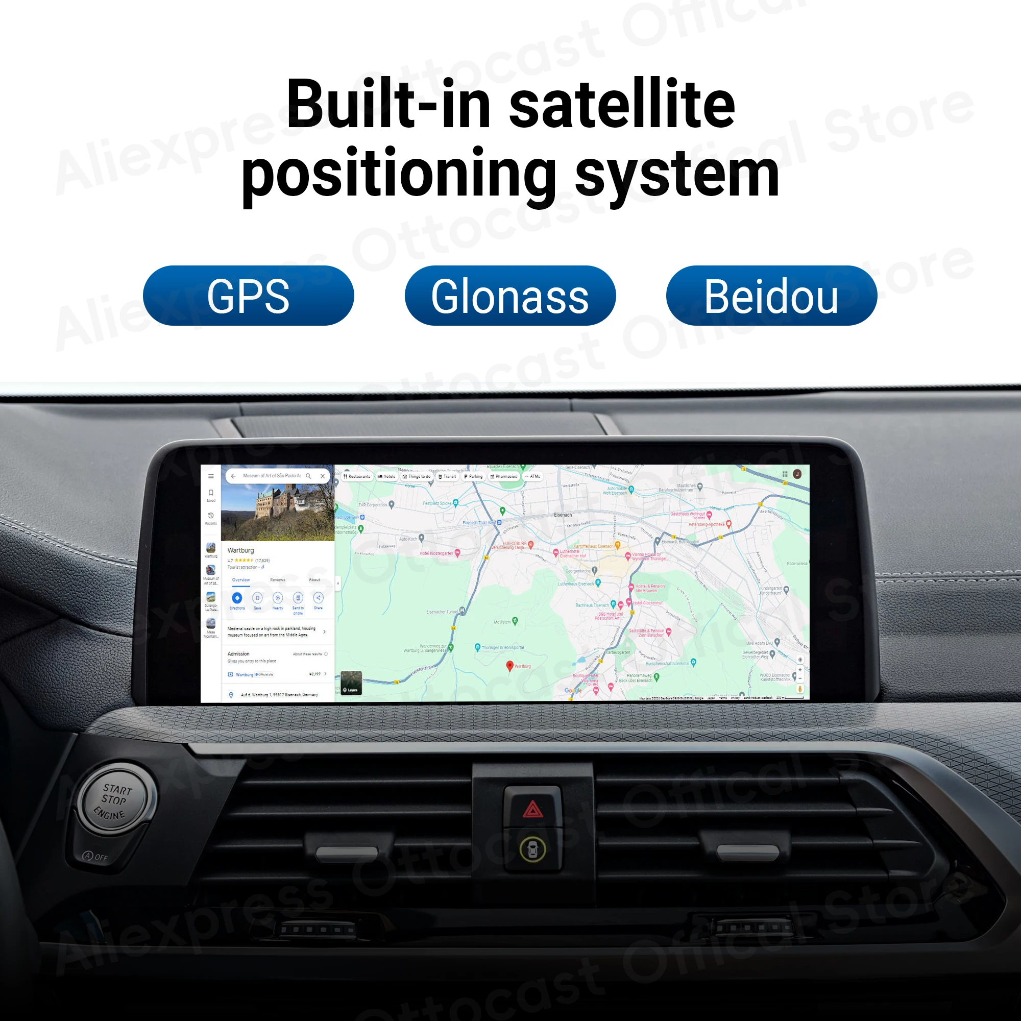 OTTOCAST OttoAiBox i3 Android AI ボックスワイヤレス CarPlay TV