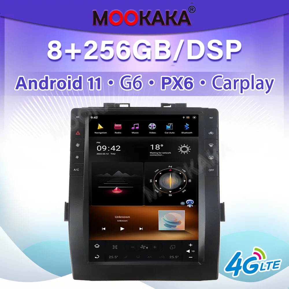 

For Toyota Alphard 2015-2019 Android 11 Car Multimedid player Auto Radio GPS Navigation Audio Stereo