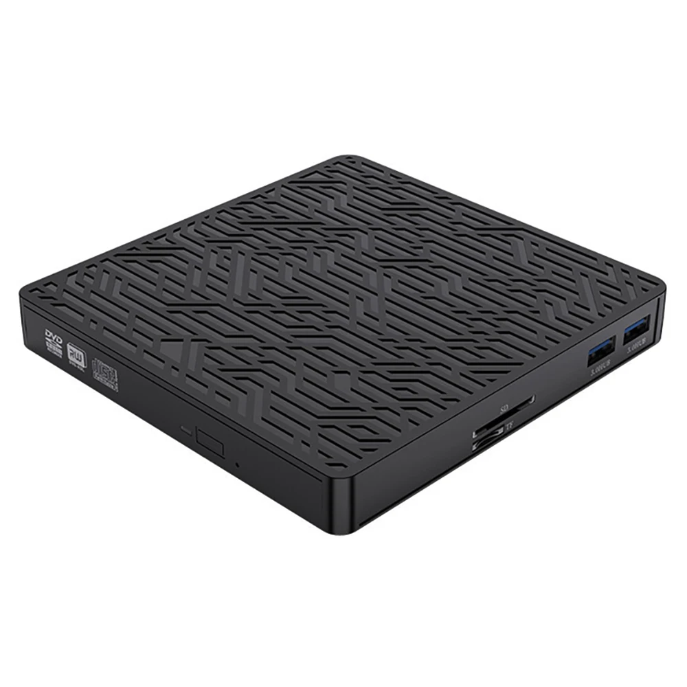 ORICO 외장 버너, USB 3.0 DVD/CD 외장 광학 드라이브 박스, 노트북 CD 버너, 모바일 광학 드라이브 지지대 SD/TF 카드 판독