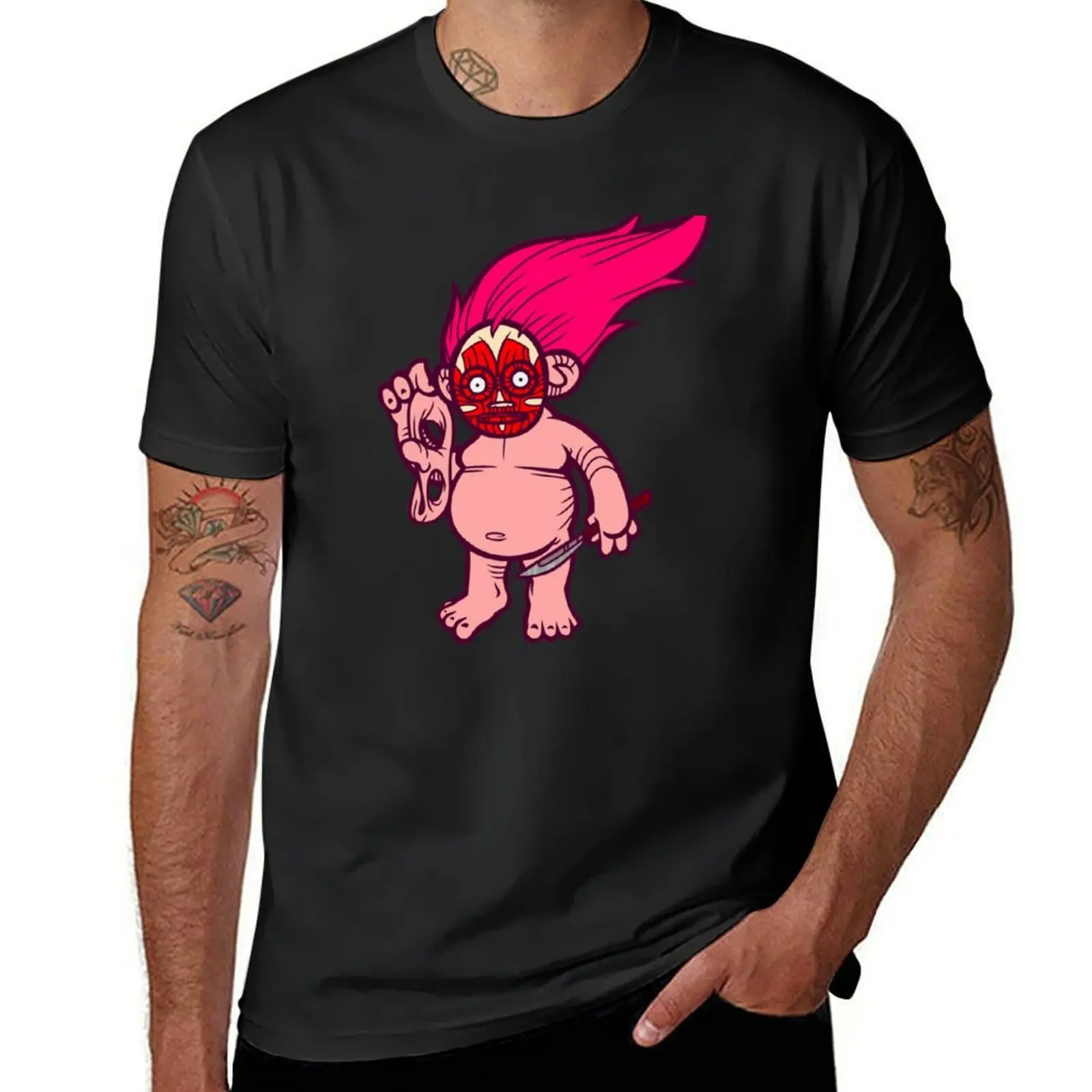 Troll Face T-Shirt vintage clothes korean fashion cute tops Men's t-shirt