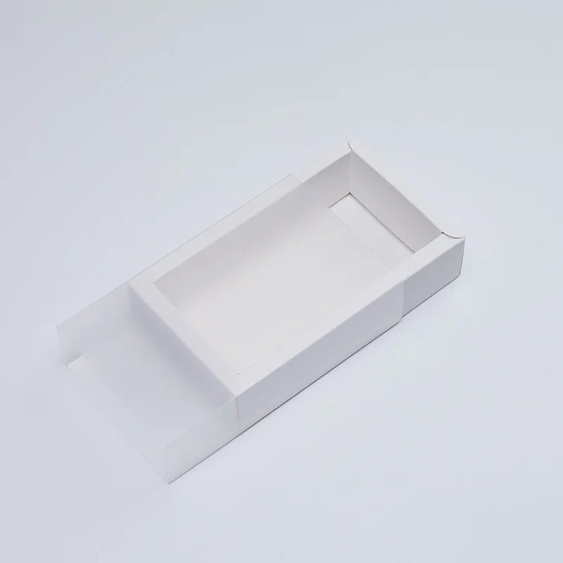 10pcs Kraft Paper Gift Boxes with Clear PVC Window, Exquisite Drawer Packaging for Wedd... - SKU KPGB1100 - UGI Packaging