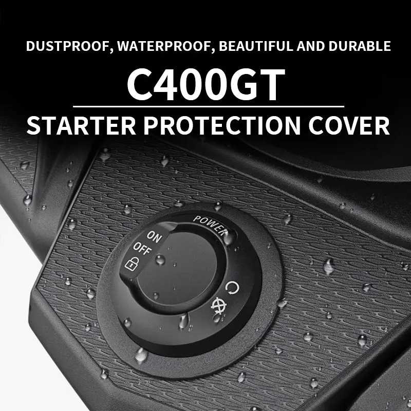 Suitable for BMW C400GT modification starter protection cover, protective shell, keyhole waterproof shell, protective cover