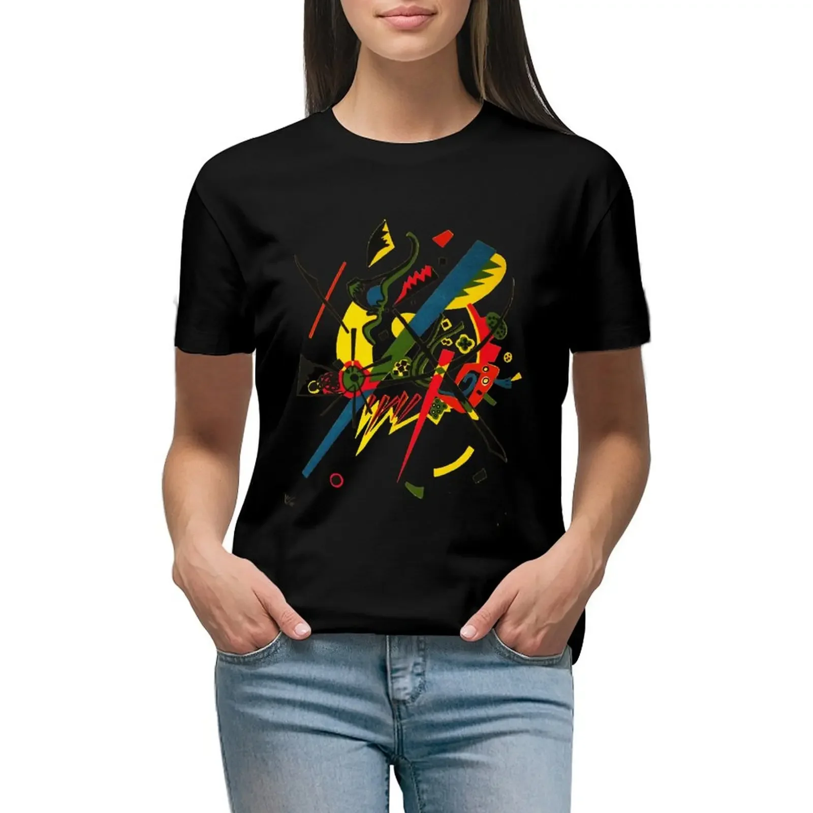 

HD. Small Worlds I, by Wassily Kandinsky T-shirt plus size tops hippie clothes aesthetic clothes clothes for woman