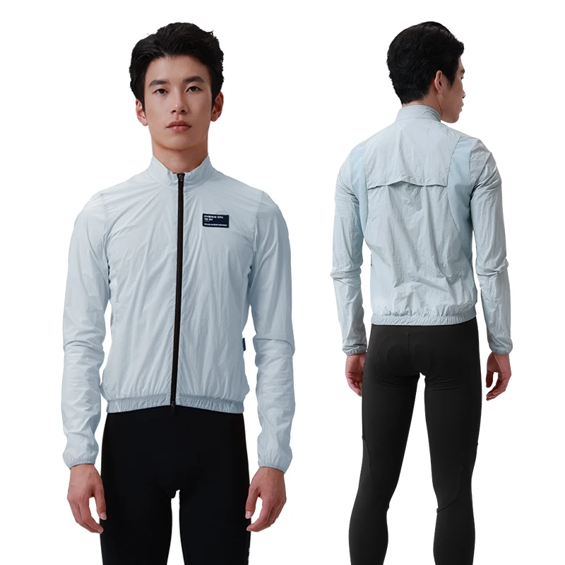 thumbnail image 1 of INBIKE - Chaqueta de ciclismo para hombre, ligera, plegable, cortavientos para MTB, con tiras reflectantes, para andar en bicicleta, correr, ropa de secado rápido, 1 of 5