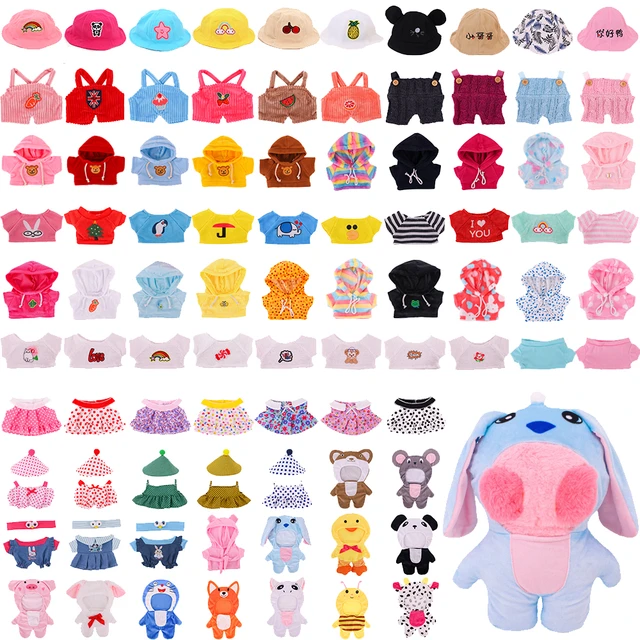 3 pçs roupas de pato 30cm lalafanfan pato kawaii dos desenhos animados  brinquedo de pelúcia acessórios da boneca animal macio brinquedos das  crianças presente de aniversário - AliExpress