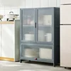 Multi-layer Kitchen Cabinet Living Room Sundry Storage Cabinets Small Apartment Multi-functional Floor-standing Kitchen Cabinets 1