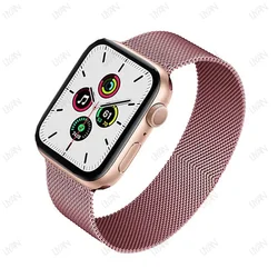 Elegant Milanese Loop Pride Strap Bracelet for 49mm-42mm-44mm-45mm (Rose pink 8)