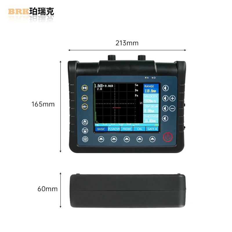 Anyscan30 Digital Ultrasonic Flaw Detector Plastic Adhesive Alloy Spot Welding Crack Detector