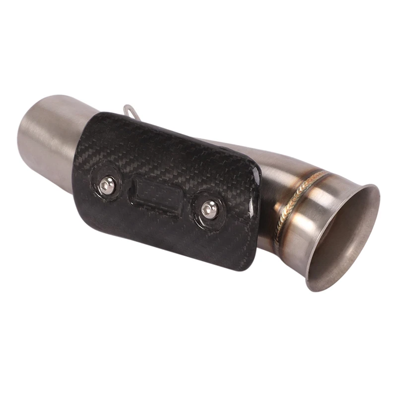 For KTM DUKE 790 890 890R 2018 - 2023 Motorcycle Exhaust Escape Moto Middle Link Pipe Carbon Fiber Cover Connection 51MM Muffler - Image 3