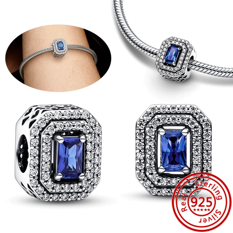 Charm jewelry Sterling silver jewelry Beads charms Sterling silver beads Silver charm bead Charm bead Beads jewelry Sterling silver beads charm Loose beads 925 Sterling Silver Colorful Clear Zircon Sparkling Love Charm Round Heart Beads Fit Original Pandora Bracelet Women DIY Jewelry