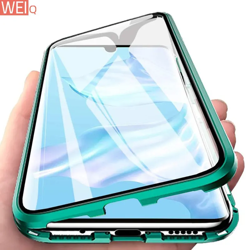 

Металлический двухсторонний стеклянный Магнитный чехол для Xiaomi Redmi Note 10 9 9T 9S 8 8T 7 9A 9C для Mi 11 10 T POCO M3 Pro Ultra Lite, чехол