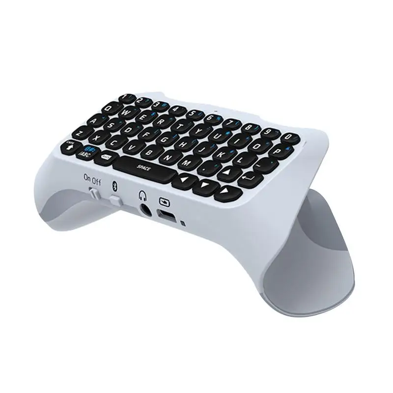 

Bluetooths Keyboard ForPS5 Wireless Keyboard Set With Inbuild Speaker For Game Console Chat Pad Mini External PS5keyboard