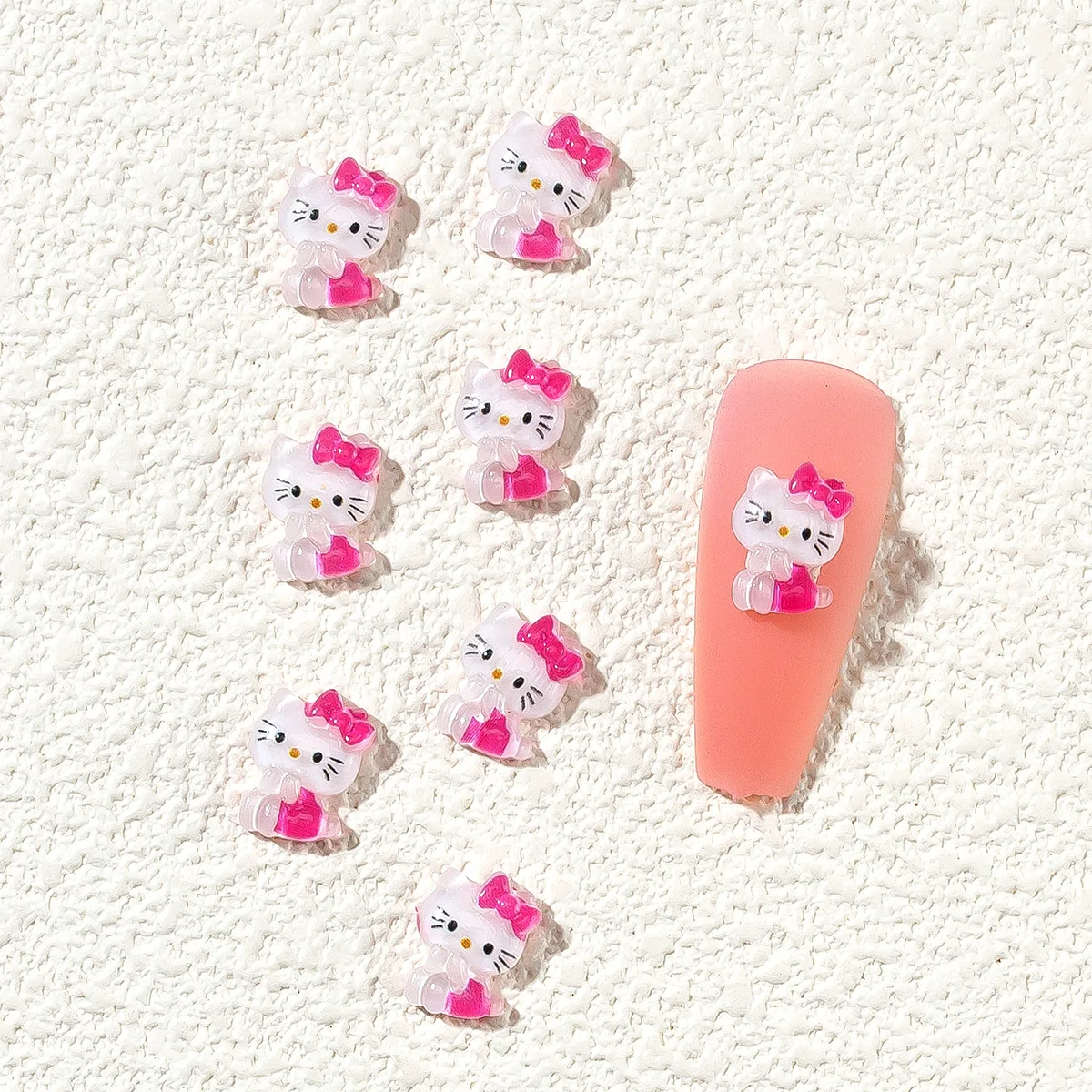 50PCS Cute Nail Charms Hello Kitty Kawaii Cartoon Anime Nail Accessories Acrylic Nail Supplies for DIY Nail Art Jewelry 6