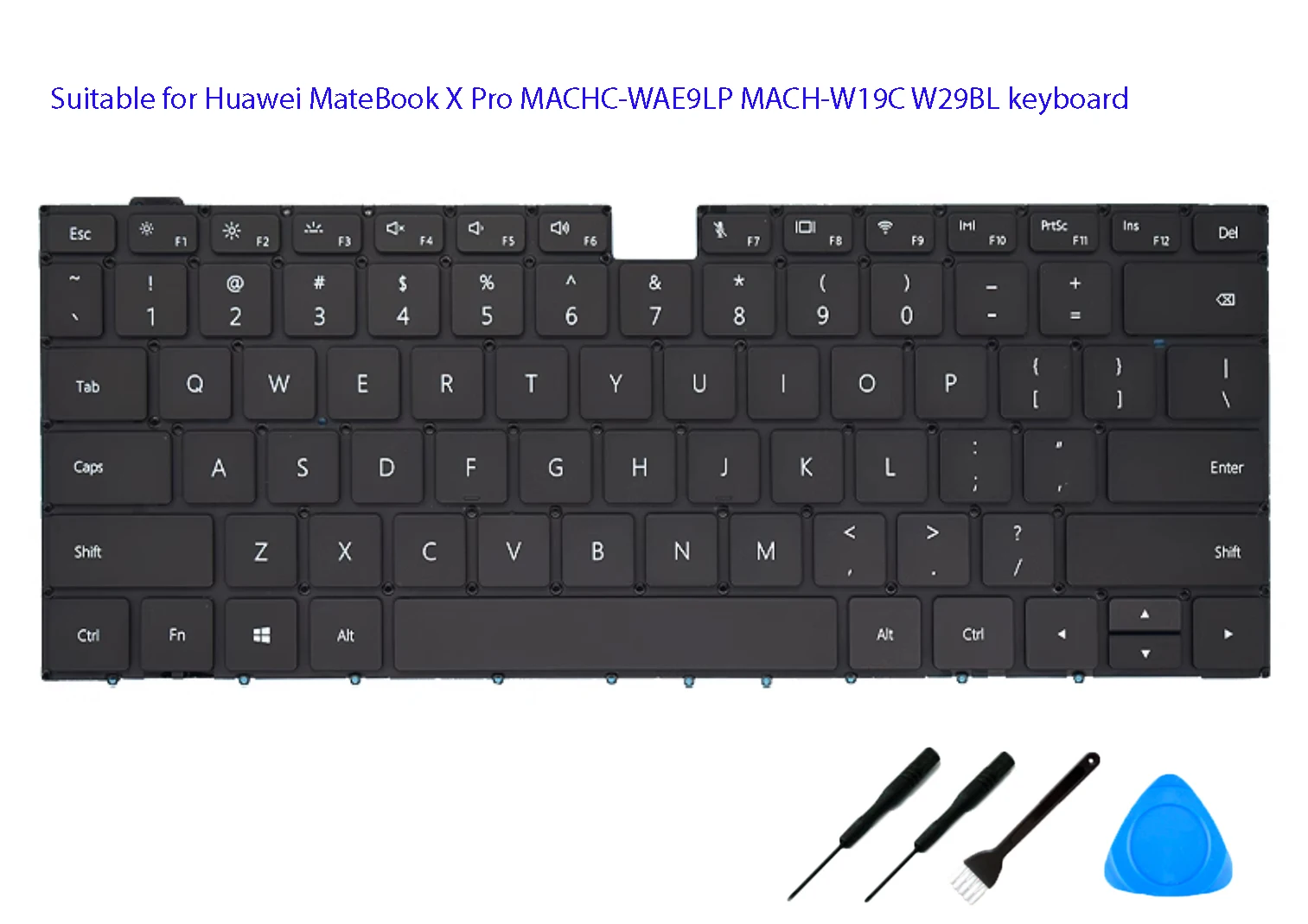 

Подходит для Huawei MateBook X Pro MACHC-WAE9LP W29BL клавиатура