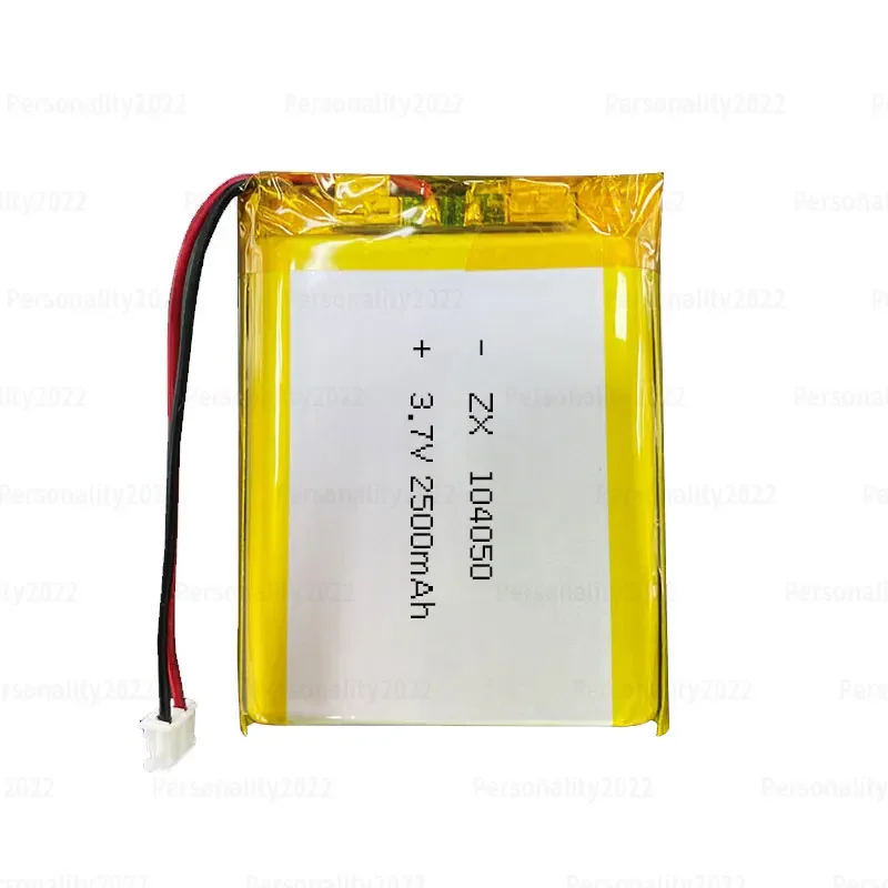 104050 Battery 2500mAh 3.7V Lipo Polymer Lithium Batteries for Smart Curtains GPS LED Light Remote Control Rechargeable Cell rechargeable lithium batteries