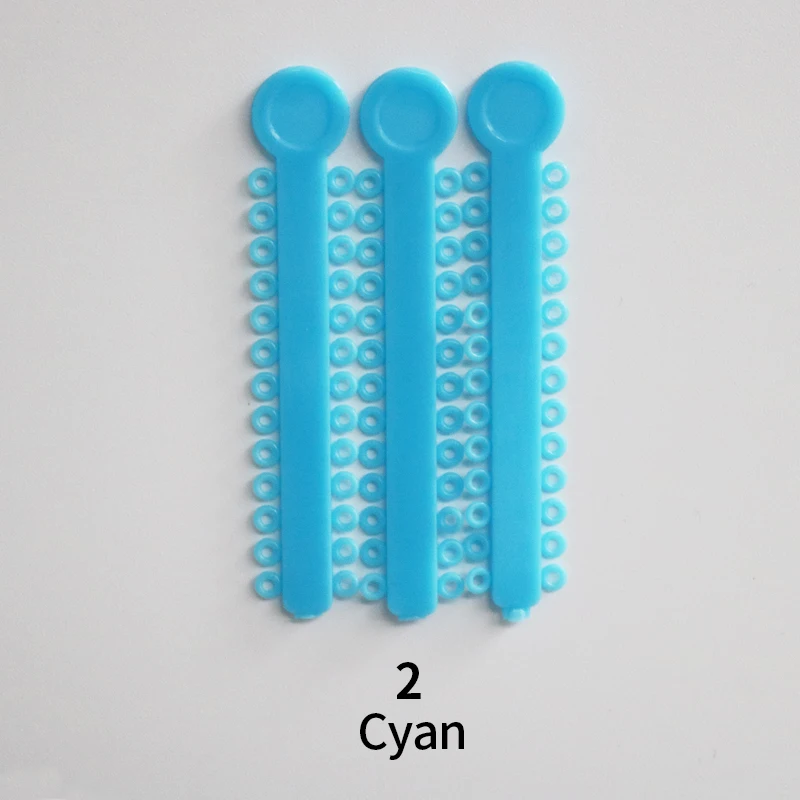 40Sticks/Pack 1040Pcs Latex Free I Type LigaTure Rubber Tie